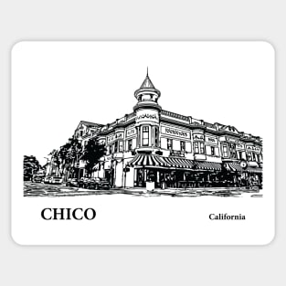 Chico California Sticker